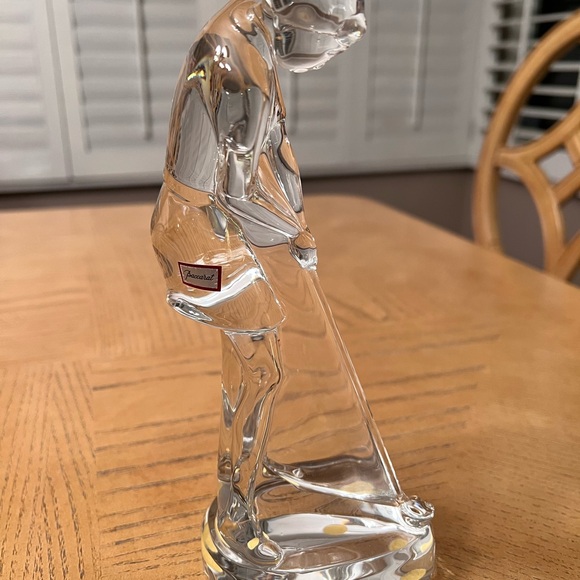 Authentic Baccarat crystal woman golfer statue - Picture 3 of 4